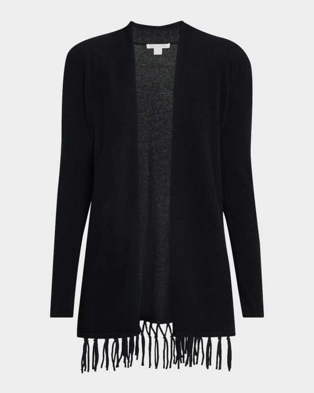 Cashmere Fringe Cardigan